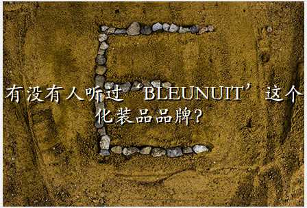 有没有人听过‘BLEUNUIT’这个化装品品牌？